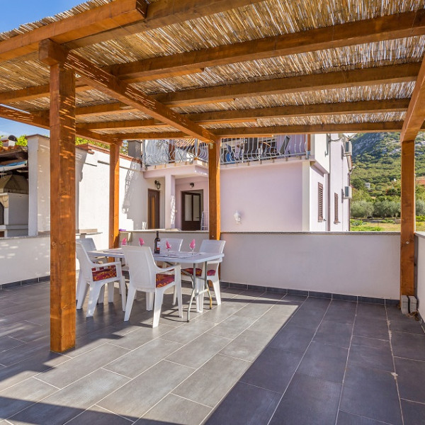 Living room, Apartmani Adriatic- Ba&scaron;ka, otok Krk, Apartments Adriatic with pool, Draga Ba&scaron;ćanska, Krk Island, Croatia Ba&scaron;ka - otok Krk